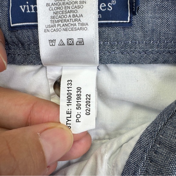 Vineyard Vines Seersucker Men's Blue Striped Breaker Shorts Size 30 - Picture 12 of 14